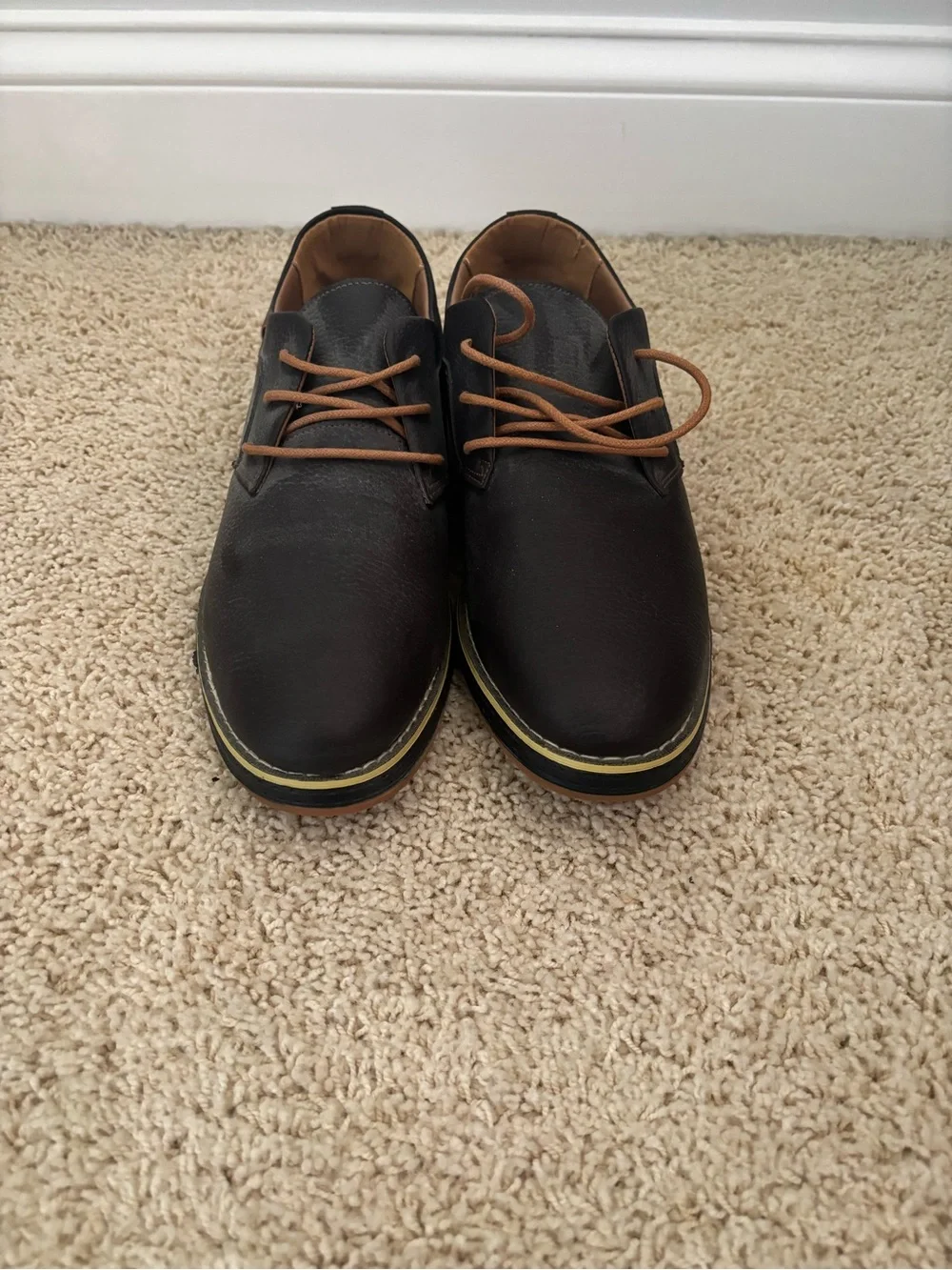 Black Lace-up Oxfords